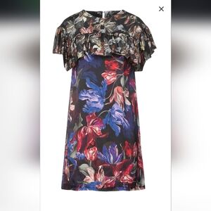 MANILA GRACE.                                 Floral Ruffle Dress